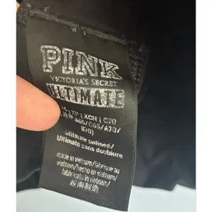 PINK Victoria's Secret Ultimate Sports Bra Bralette Black Strappy XS thumbnail 6