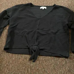 Madewell texture‎ & thread v neck tie front top L thumbnail 2