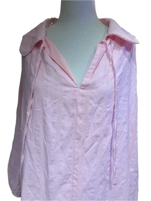Artisan balloon GiGiO sleeve mini tunic dress, pink size L thumbnail 3