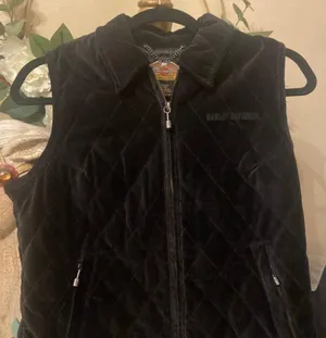Harley Velvet vest size med thumbnail 1