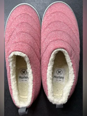 Hurley Women's Size 9M Arlo Puff Clog Faux Fur Slip-On Closed-Toe Comfort Shoes thumbnail 6
