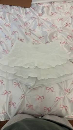 Versona White skirt with built-in shorts thumbnail 2