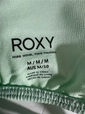Roxy Women’s Mind Of Freedom Fixed Triangle Bikini Top Sz Medium thumbnail 5