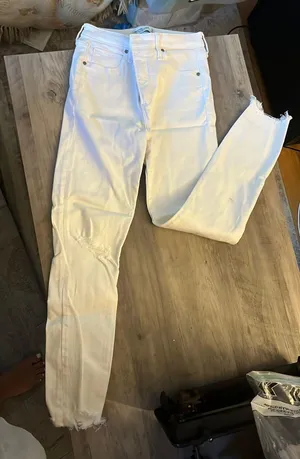 Jeans White Size 4 thumbnail 1