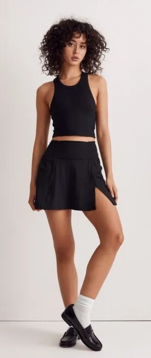 Madewell Variegated Rib Crop Tank thumbnail 1