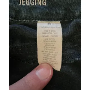 American Eagle Outfitters Jeans Womens 6 Blue Dark Wash Jegging Stretch Denim thumbnail 9