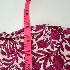 J.‎ Crew Sambourne Liberty Art Sambourne Pink Western Floral Ruffle Blouse Sz S thumbnail 8