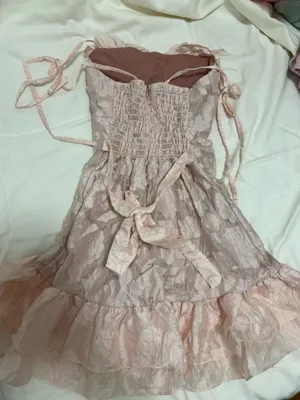 Baby pink mini dress thumbnail 3
