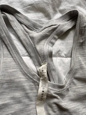 White Lululemon Racerback Tank thumbnail 2