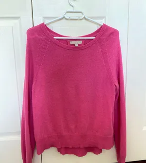 Banana Republic Pink Cashmere Sweater thumbnail 2