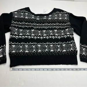 Sam Edelman Women‎ Boat Neck Long Sleeve Allover Print Sweater Size Medium NEW thumbnail 8