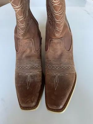 Durango Crush Women's Vintage Brown Belted Collar Western Boot US6.5 Very New Cowbay thumbnail 12