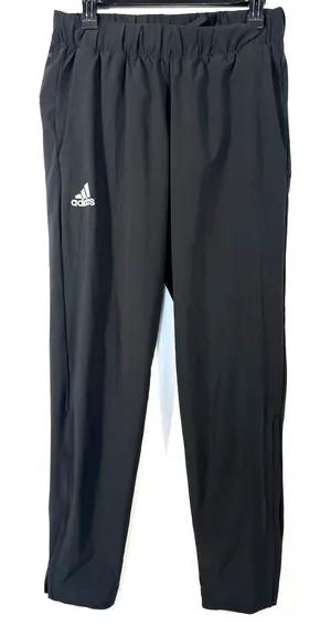 adidas Womens S Tiro 24 Training Pants Black AEROREADY Soccer Zip Ankle IR6337 thumbnail 1