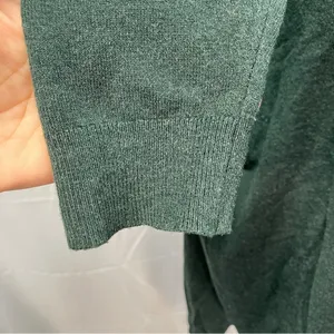 Vila Milano Cowl Neck Tunic oversized‎ sweater hunter green women’s medium thumbnail 7