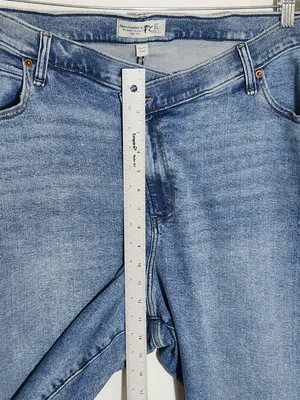 Abercrombie & Fitch Crisscross High Rise Skinny Ankle Jeans Size 24 Long/37 thumbnail 9