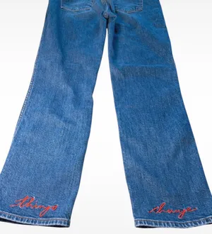 7 For All Mankind "Always Change" Embroidered Jeans Size 26 Medium Wash Straight Leg Y2K thumbnail 4