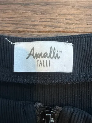 Amalli Talli Black Loren Zip Up Tall Long Sleeve Size XL - C45-070 thumbnail 3