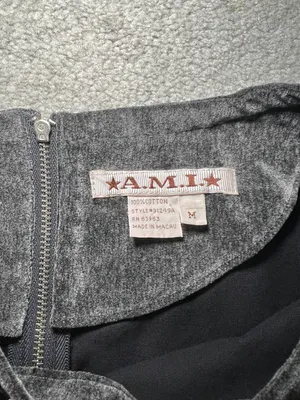 Vintage Grey A.M.I. Top Size Medium Gray thumbnail 3