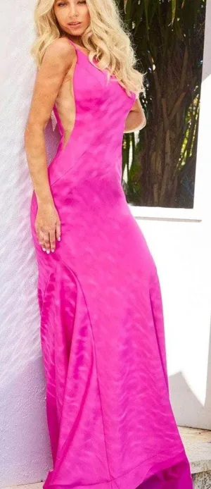Pink Prom Dress Jovani thumbnail 1