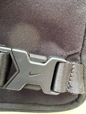 Nike Black Backpack with Front Pocket and Adjustable Straps thumbnail 7
