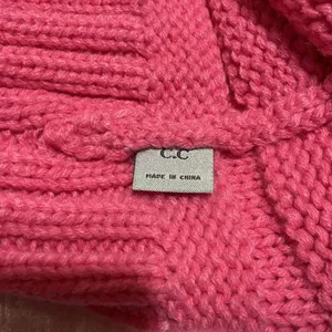 C.C Beanie Mixed Soft Yarn Ribbed Knit‎ Thick Warm Winter Hat Toboggan Pink thumbnail 5