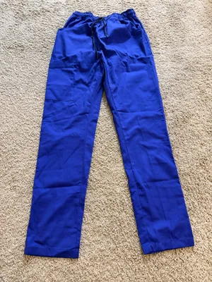 Royal Blue Scrubs Size M thumbnail 2