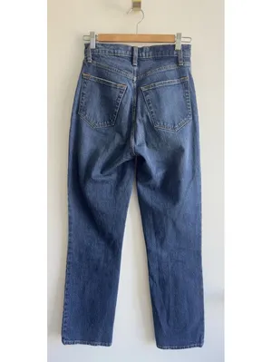 Abercrombie & Fitch Jeans Curve Love 90s Straight Ultra High Rise Denim Size 25 thumbnail 4