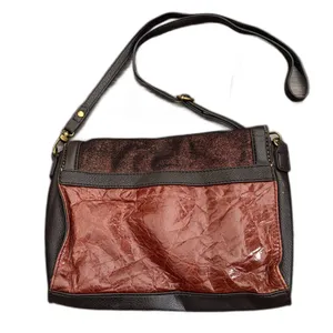 The Sak Demi Teak Multi Crossbody Bag Convertible Clutch Two Tone Brown Leather‎ thumbnail 4