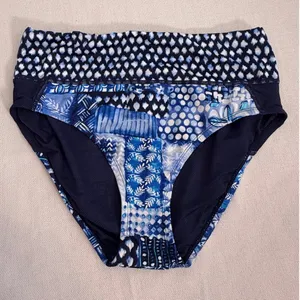 Tommy Bahama Patchwork High Waisted‎ Bottoms NWT size medium thumbnail 1