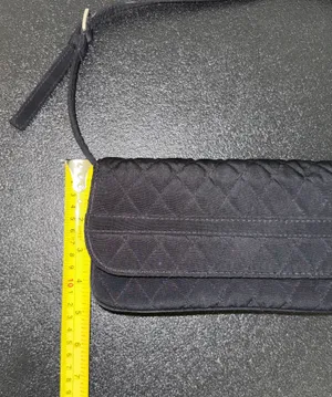 Vera Bradley Quilted Black‎ Microfiber Shoulder Bag thumbnail 8