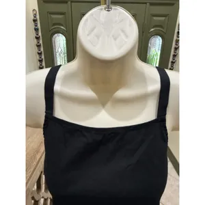 Icon black square neck camisole top size M thumbnail 6