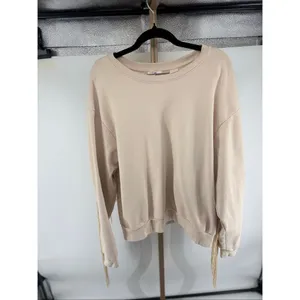 Levi's Pullover Sweatshirt Womens L Cream Fringe Classic Western Yoke Cowgirl thumbnail 6