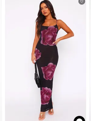 White Fox ThingsI should have said maxi dress in midnight Peony SZ:S thumbnail 2