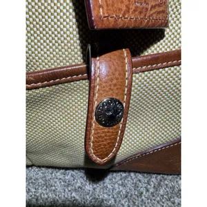 Dooney &‎ Bourke Brown Tweed Purse With Leather Accents thumbnail 6