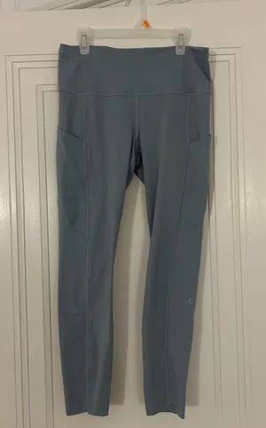 Lululemon Leggings Fast And Free Blue Cast thumbnail 1