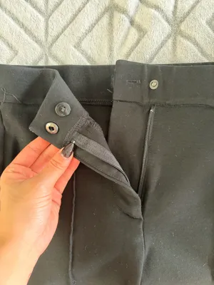 ZARA Flare Pants Black stretch thumbnail 4