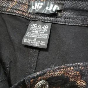 JC JQ Jeans Size Small W22"L30.5" Stretchy Skinny Jeans Snake Skin Print Python Print thumbnail 6