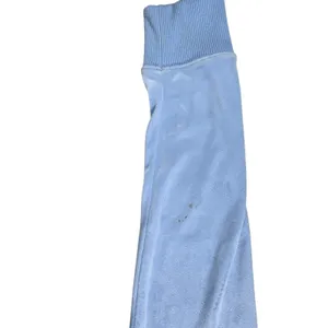 Aerie‎ Real Good Velour Full Zip Hoodie Light Blue Cropped Sweatshirt Large thumbnail 8