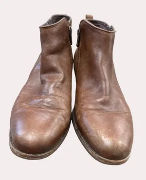 UGG Australia women’s leather brown boots size 8 SKU 6171 thumbnail 1