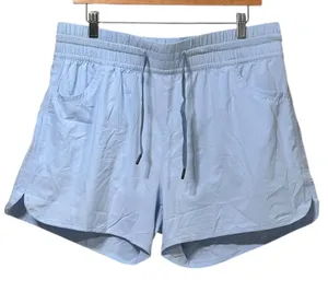 MIER Womens Running Shorts Light Blue Athletic Drawstring Pockets XL thumbnail 1