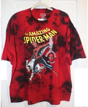 Marvel The Amazing Spider-Man Tie Dye Graphic T-Shirt thumbnail 1