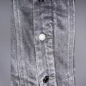 Old Navy Black Sherpa-Lined Black Denim Jacket thumbnail 6