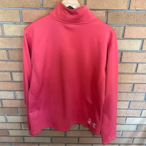 Under Armour Women's Pink/Coral 1/2 Zip Pullover Fleece Lined Size XL thumbnail 4