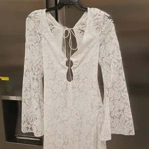 💕FOR LOVE AND LEMONS💕 Frances Lace Maxi Dress ~ White Small S NWT thumbnail 12