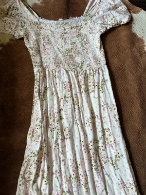 Women's Bebop maxi floral dress size medium 100% rayon thumbnail 3