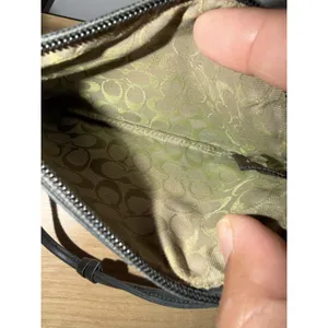 Coach Black Leather Wristlet Coin Purse M thumbnail 6
