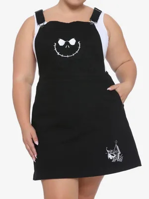 Disney Nightmare Before Christmas Jack Skellington Skirtall Dress XL Plus Goth thumbnail 1