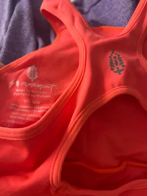 FP Movement Good Karma Seamless Romper Neon Coral M/L NWOT thumbnail 4
