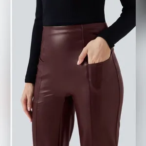 HALARA High Waisted Tummy Control Stretchy Flare Pant Brown XL NWT IN PACKAGE thumbnail 3