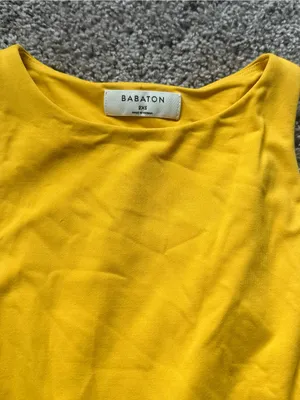 Aritzia Babaton Sleeveless Yellow Bodysuit thumbnail 3
